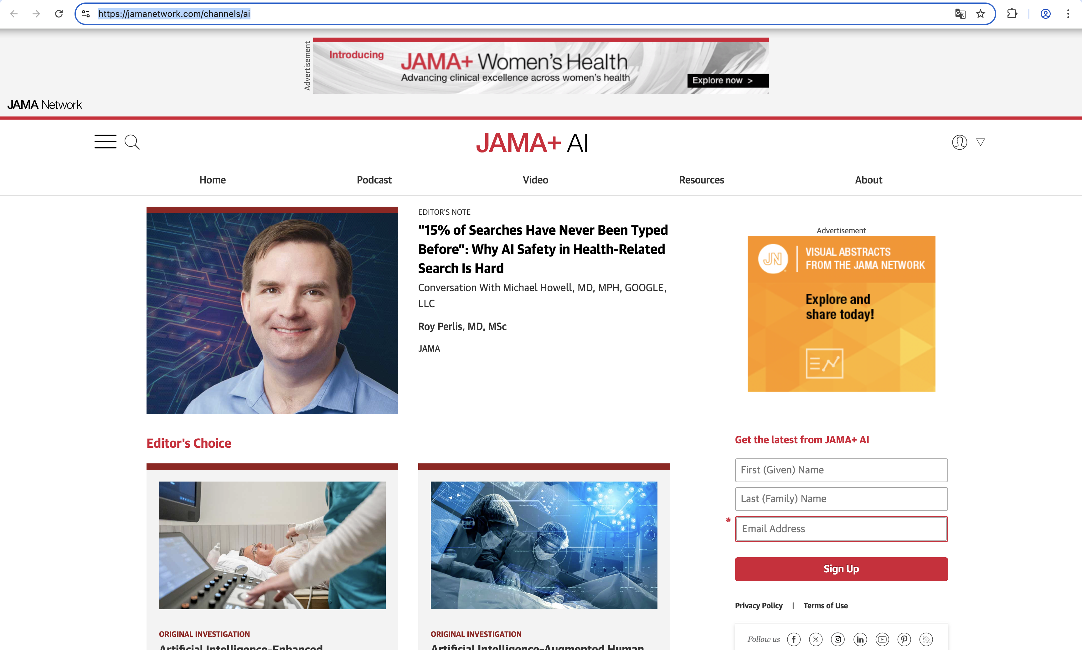 JAMA / JAMA Network Open（JAMA 子刊）